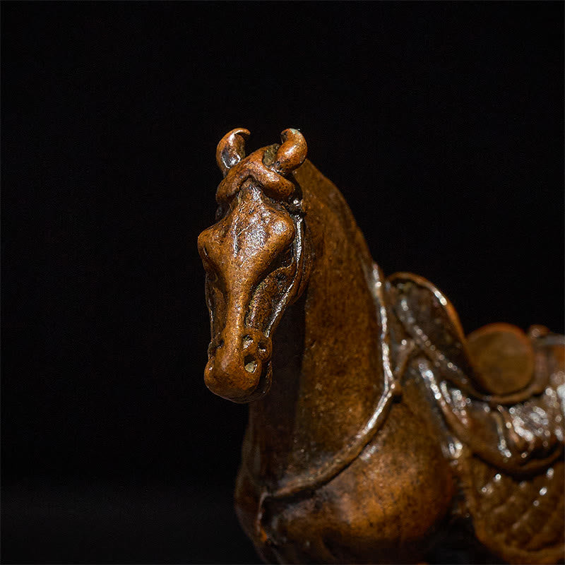 Nimara Ritual Ancient Year of the Horse Alloy Home Decoration 7.5*2.6*7 cm