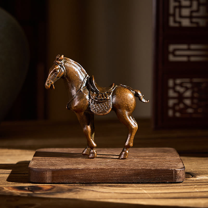 Nimara Ritual Ancient Year of the Horse Alloy Home Decoration 7.5*2.6*7 cm