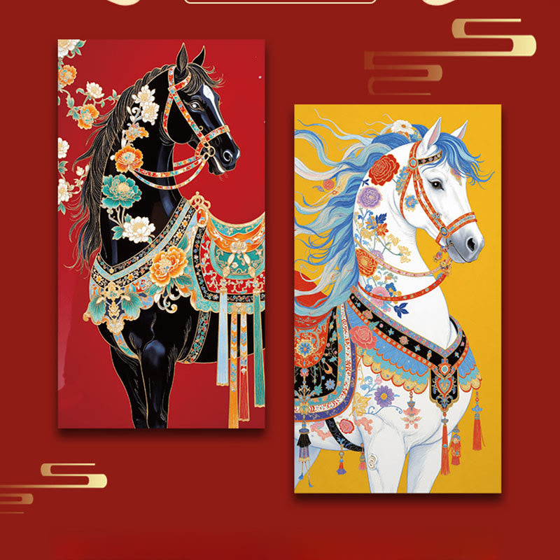 Nimara Ritual 6pcs Colorful Chinese Red Envelope Year Of The Horse 2026 New Year