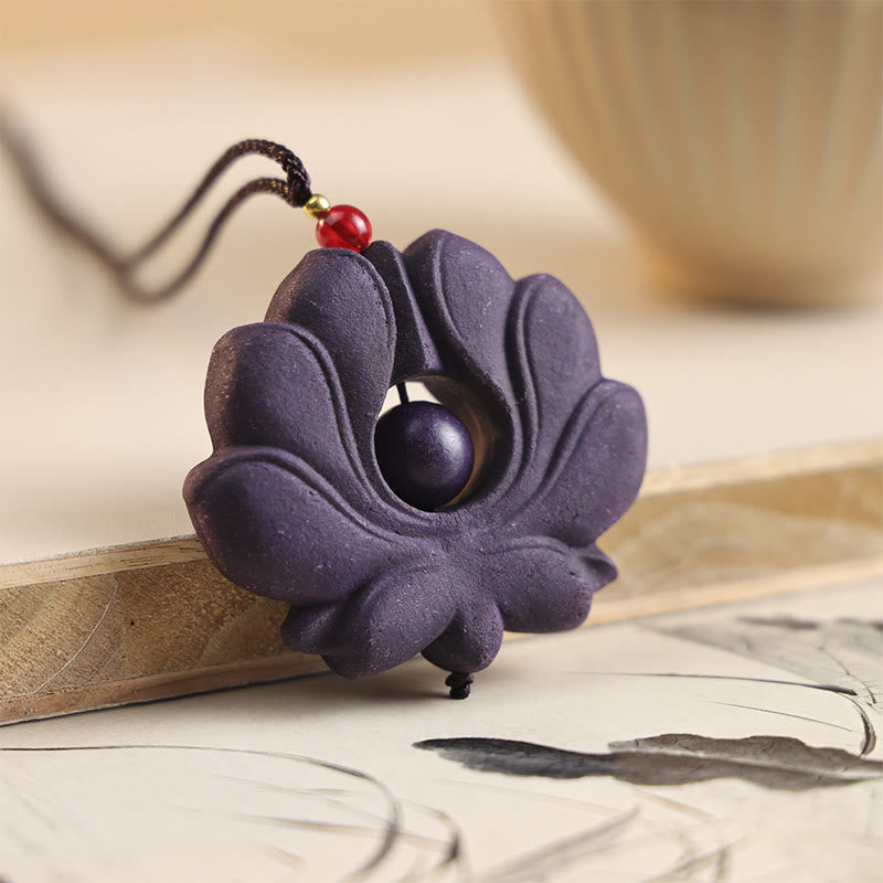Nimara Ritual Fox Mask Butterfly Taotie Peace Buckle Fortune Necklace Pendant