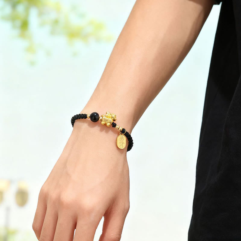 Nimara Ritual 999 Sterling Silver Year Of The Horse Peaceful And Rich Success String Bracelet