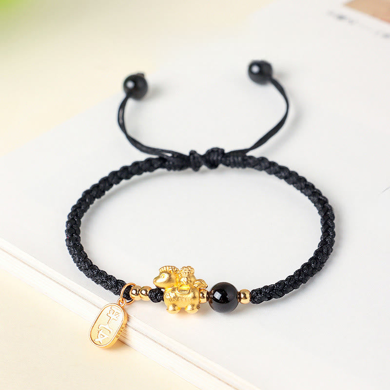 Nimara Ritual 999 Sterling Silver Year Of The Horse Peaceful And Rich Success String Bracelet