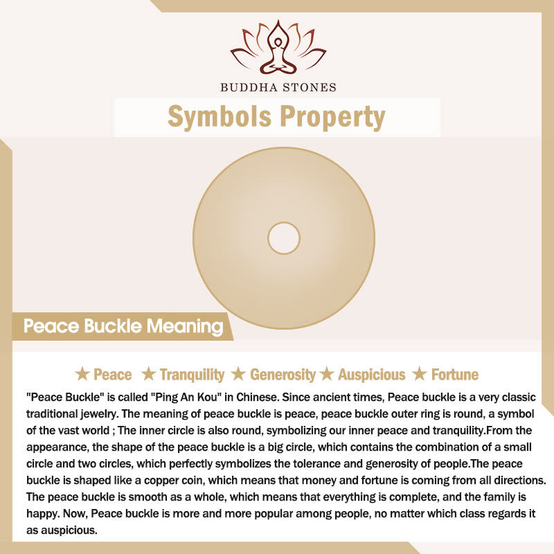 Nimara Ritual White Chalcedony Peace Buckle Connection Rope Knot Bracelet
