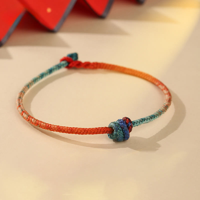 Nimara Ritual Colored String Hand-woven Knots Strength Bracelet