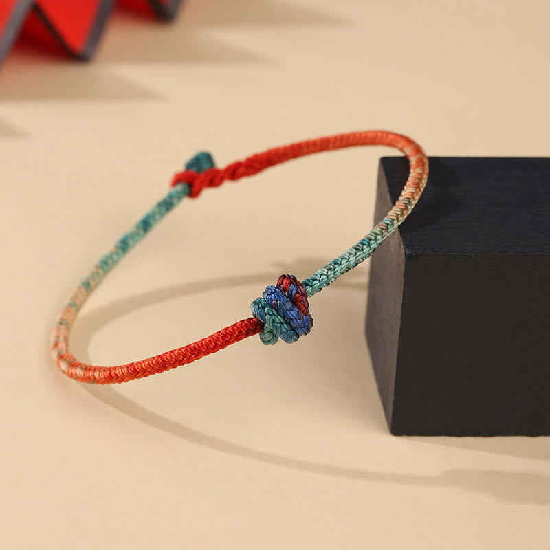 Nimara Ritual Colored String Hand-woven Knots Strength Bracelet
