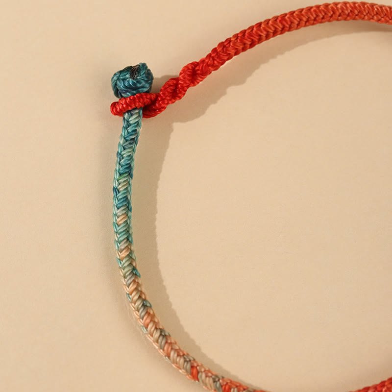 Nimara Ritual Colored String Hand-woven Knots Strength Bracelet