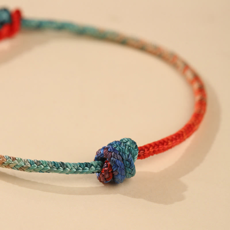 Nimara Ritual Colored String Hand-woven Knots Strength Bracelet