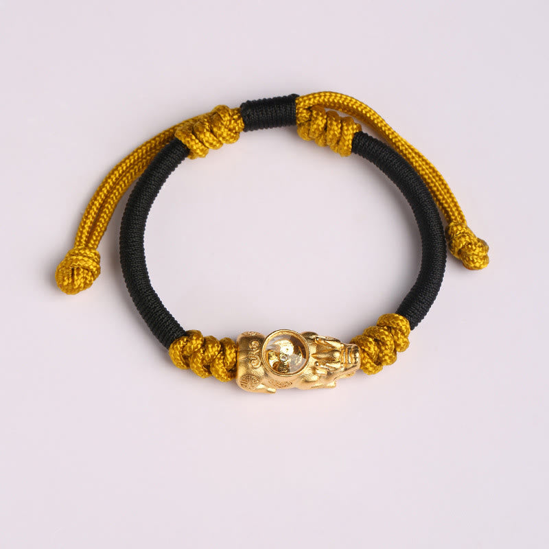Nimara Ritual Pi Xiu Wealth Luck Hand-woven Rope Bracelet