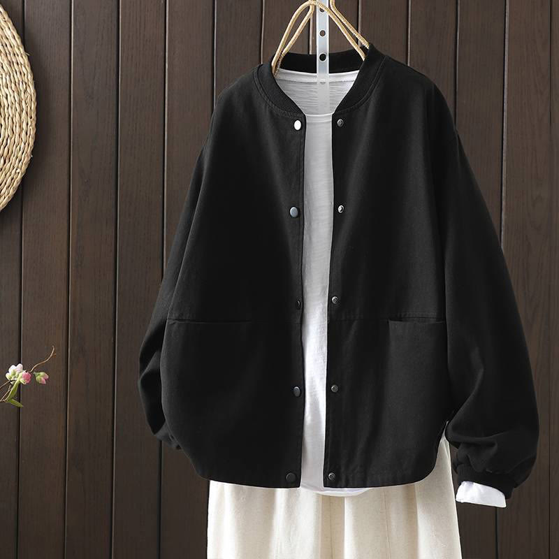 Nimara Ritual Fall Button Down Women's Long Sleeve Outerwear Jacket With Pockets