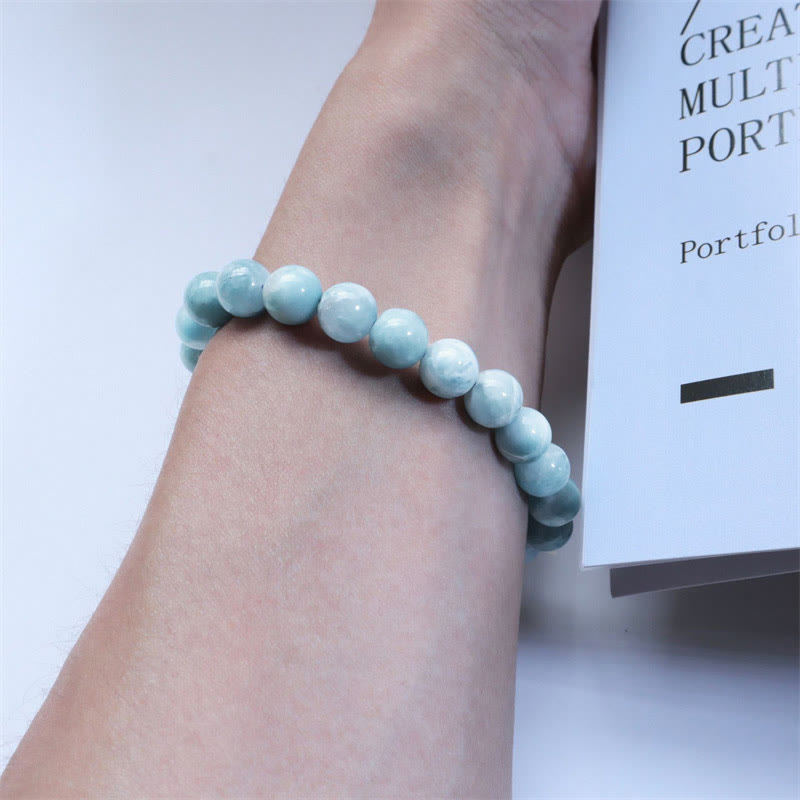 Nimara Ritual Natural Larimar Wisdom Confidence Bracelet