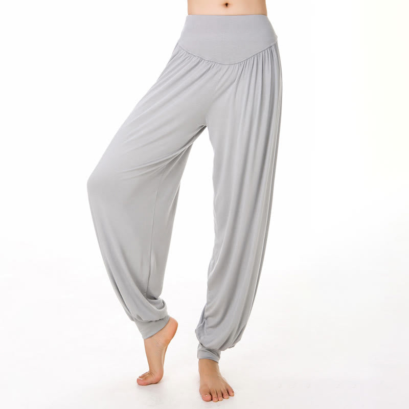 Nimara Ritual Plain Color Loose Modal Yoga Dance Harem Pants