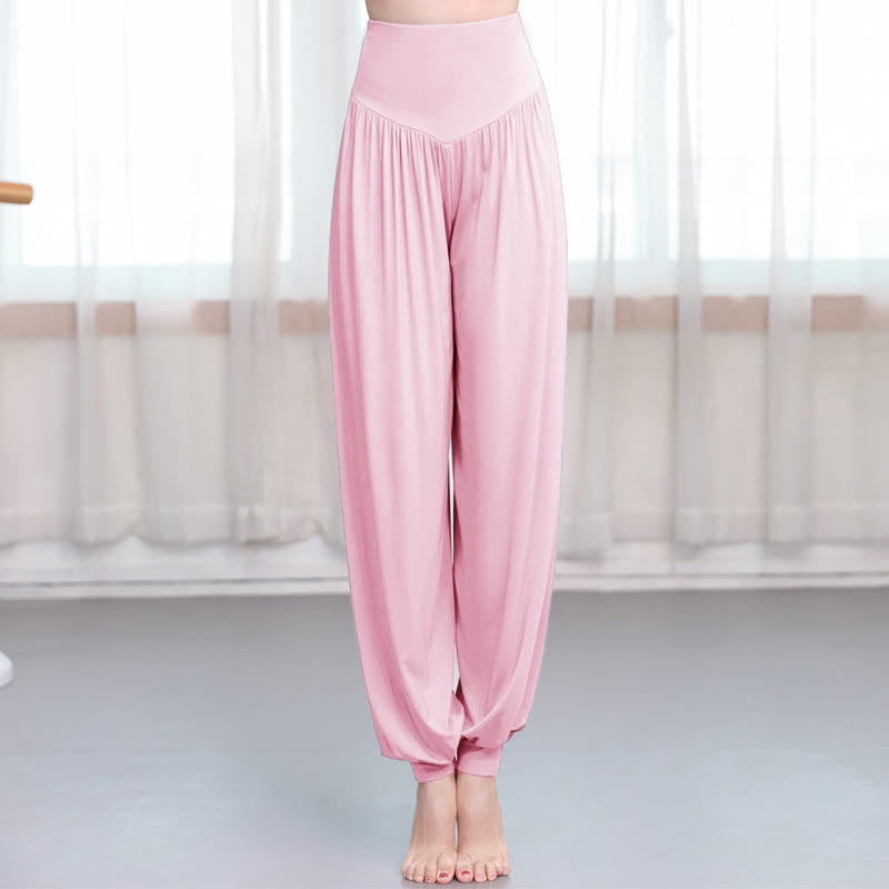 Nimara Ritual Plain Color Loose Modal Yoga Dance Harem Pants