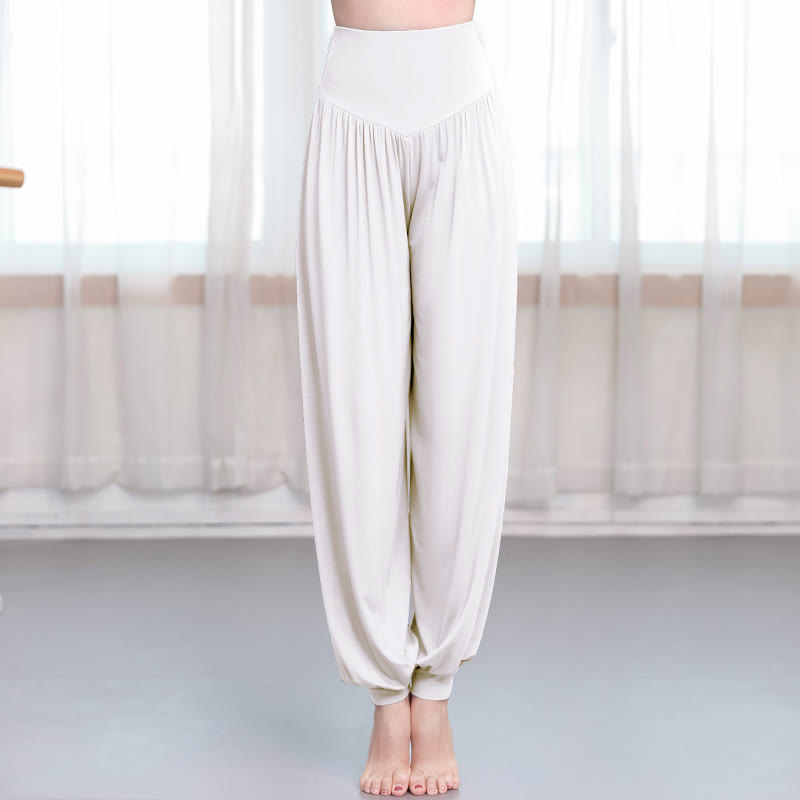 Nimara Ritual Plain Color Loose Modal Yoga Dance Harem Pants