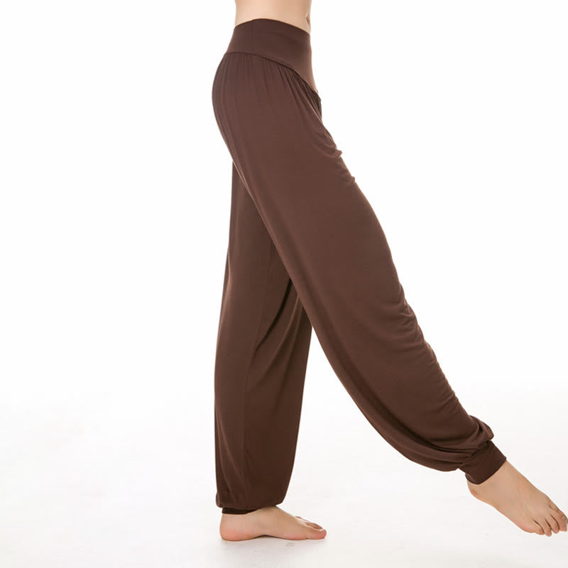 Nimara Ritual Plain Color Loose Modal Yoga Dance Harem Pants