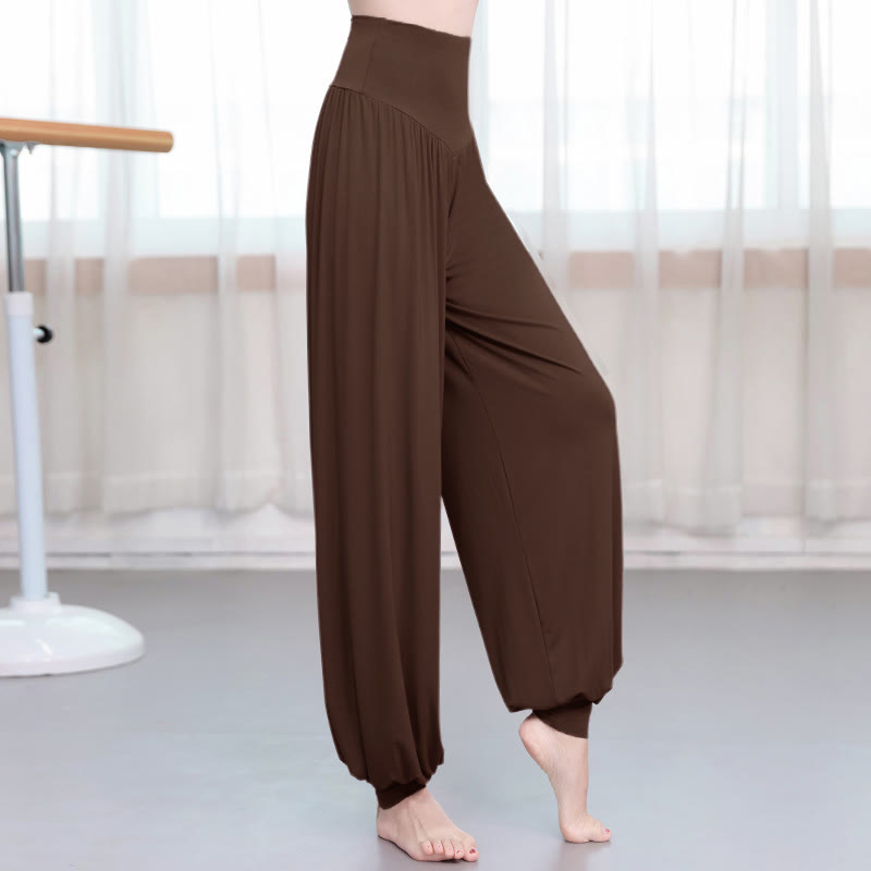Nimara Ritual Plain Color Loose Modal Yoga Dance Harem Pants