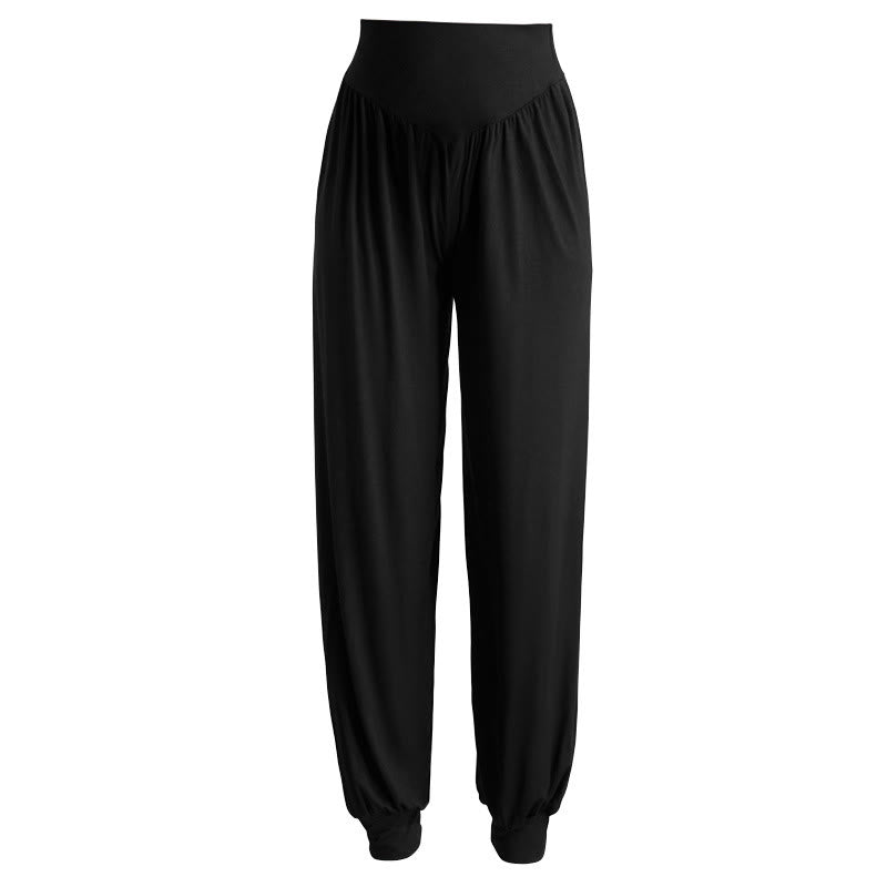 Nimara Ritual Plain Color Loose Modal Yoga Dance Harem Pants