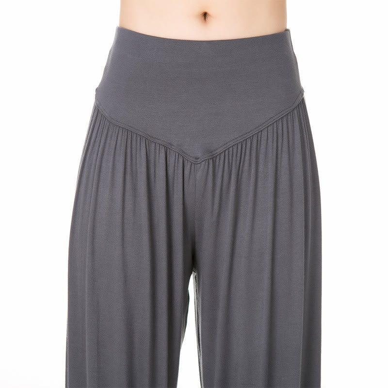Nimara Ritual Plain Color Loose Modal Yoga Dance Harem Pants