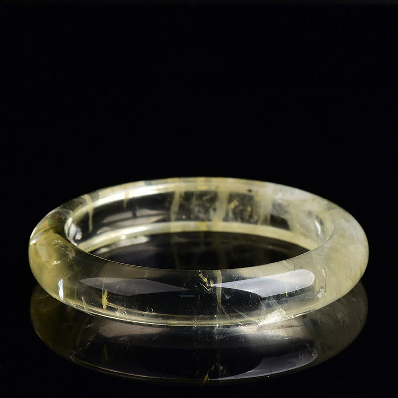 Nimara Ritual Natural Citrine Quartz Prosperity Cuff Bangle Bracelet