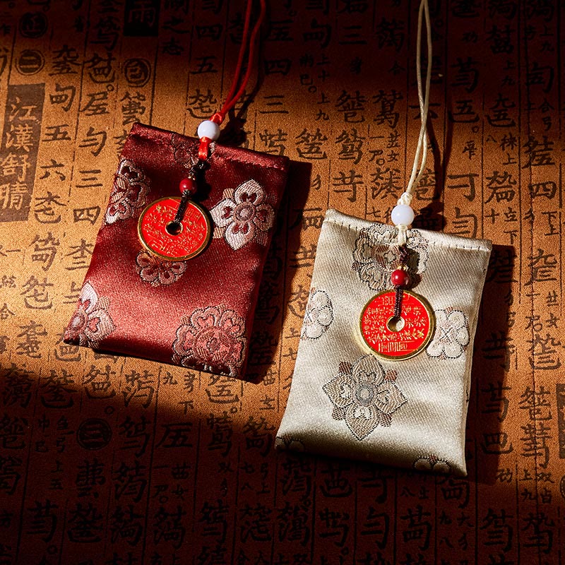 Nimara Ritual Mountain Ghosts Spend Money Jacquard Embroidery Sachet Blessing Hanging Decoration