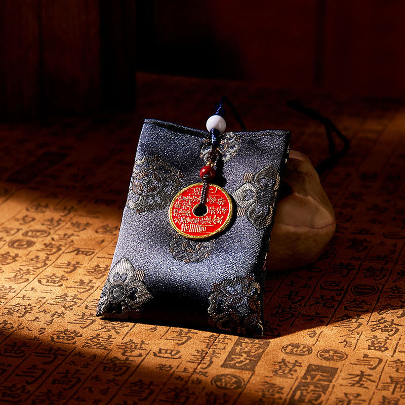 Nimara Ritual Mountain Ghosts Spend Money Jacquard Embroidery Sachet Blessing Hanging Decoration
