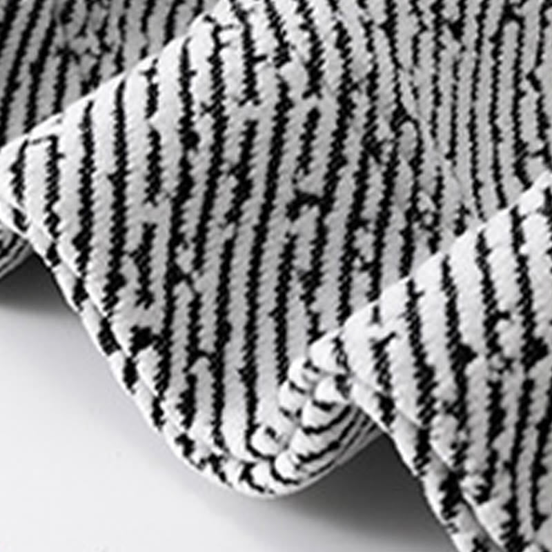 Nimara Ritual Fall Crew Neck Stripes Button Men's Sweatshirt Pullover