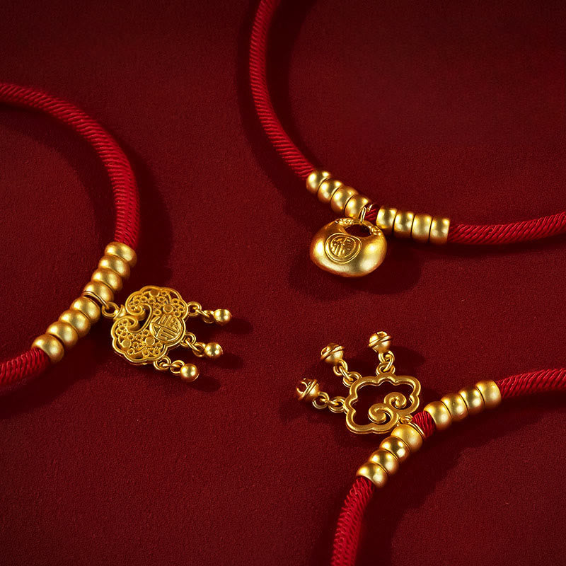 Nimara Ritual Red String Bead Protection Adjustable Cats Small Dogs Pet Collar