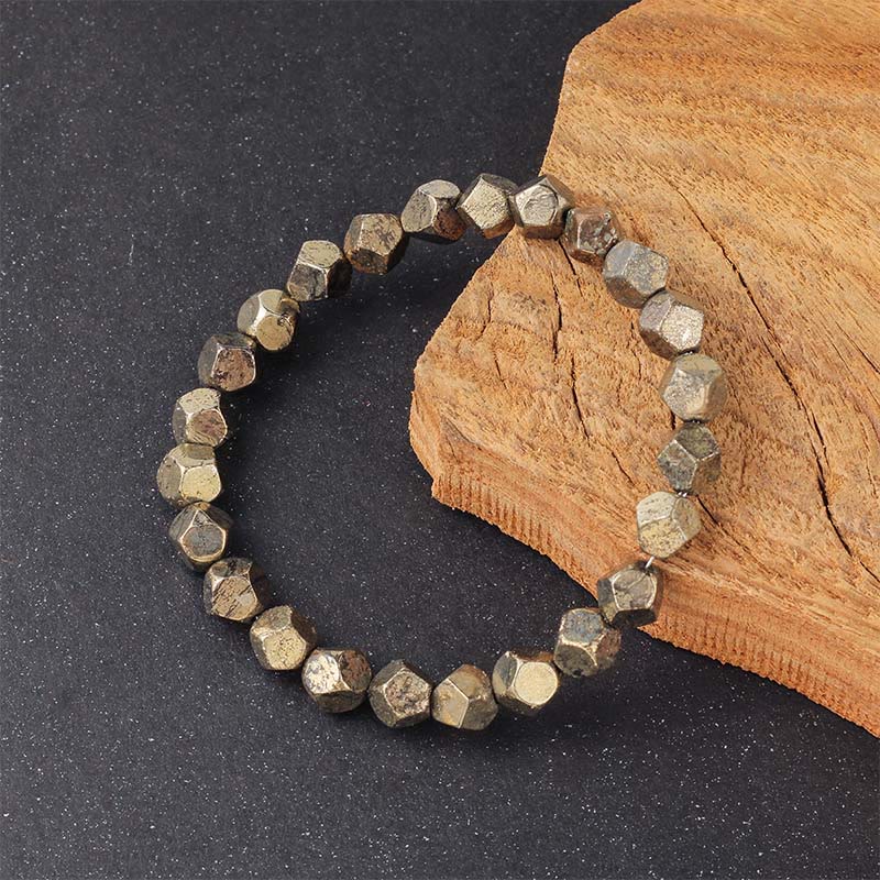 Nimara Ritual Irregular Beads Pyrite Protection Confidence Bracelet