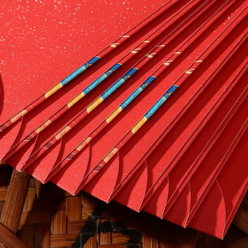 Nimara Ritual Year Of The Horse 2026 New Year Blessings 6pcs Chinese Red Envelope