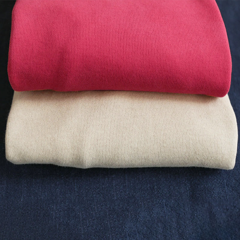 Nimara Ritual Fall Solid Color Side Buttons Cotton Long Sleeve Women's Hoodie
