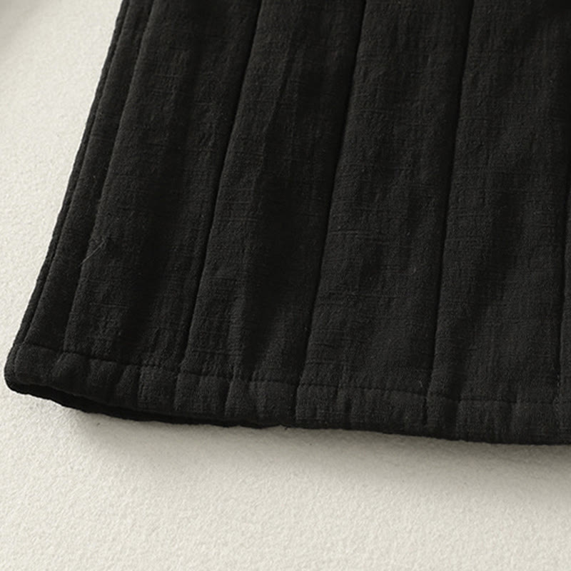 Nimara Ritual Plain Cotton Polyester Thick Women's Pants With Pockets