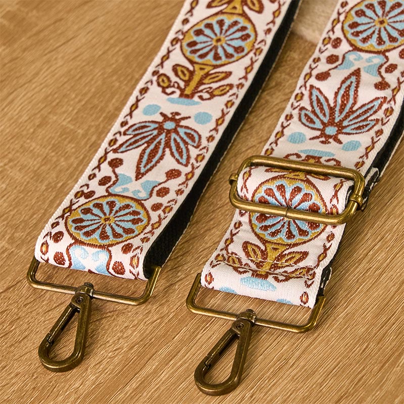 Nimara Ritual Boho Maple Leaf Flower Geometric Adjustable Handbags Crossbody Shoulder Bag Straps Replacement