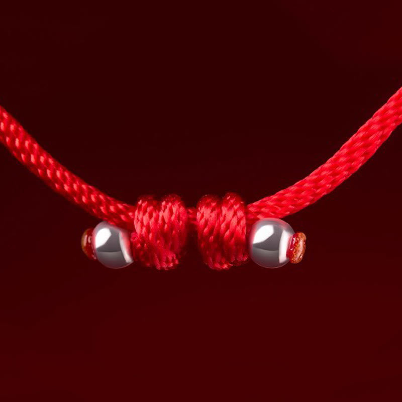 Nimara Ritual Year of the Horse 999 Sterling Silver Red String Luck Bracelet