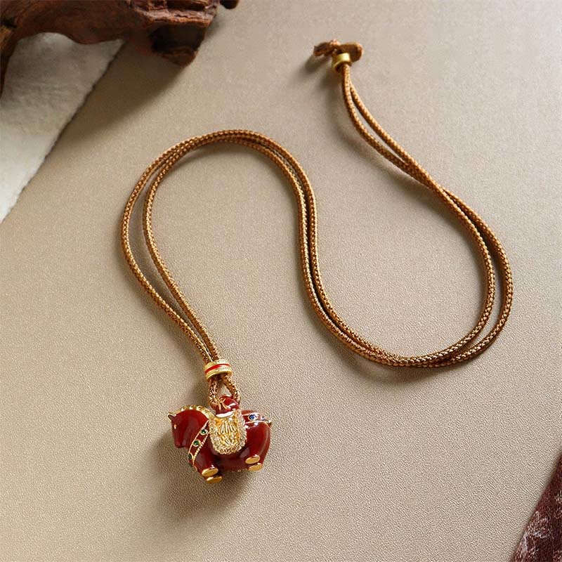 Nimara Ritual Year Of The Horse Copper Balance Necklace Pendants