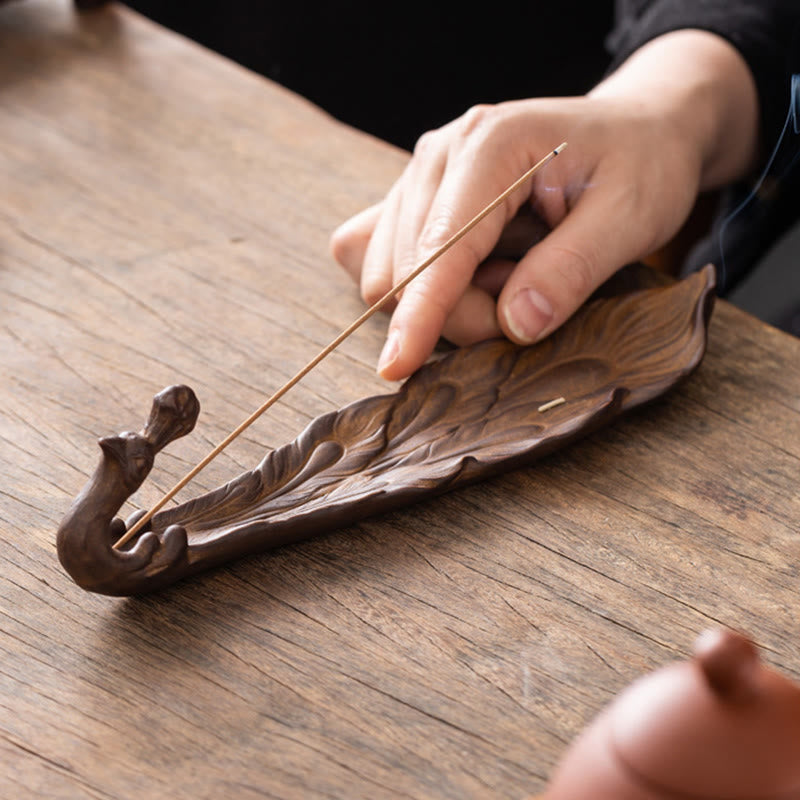 Nimara Ritual Peacock Shape Fortune Home Decoration Incense Burner