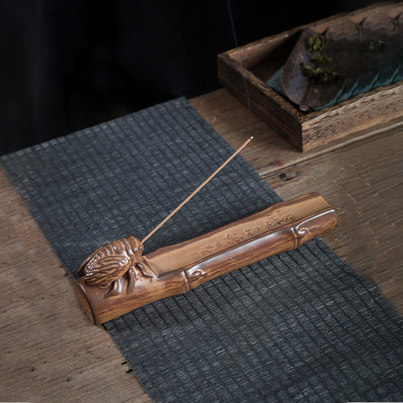 Nimara Ritual Small Boat Cicada Home Decoration Incense Burner