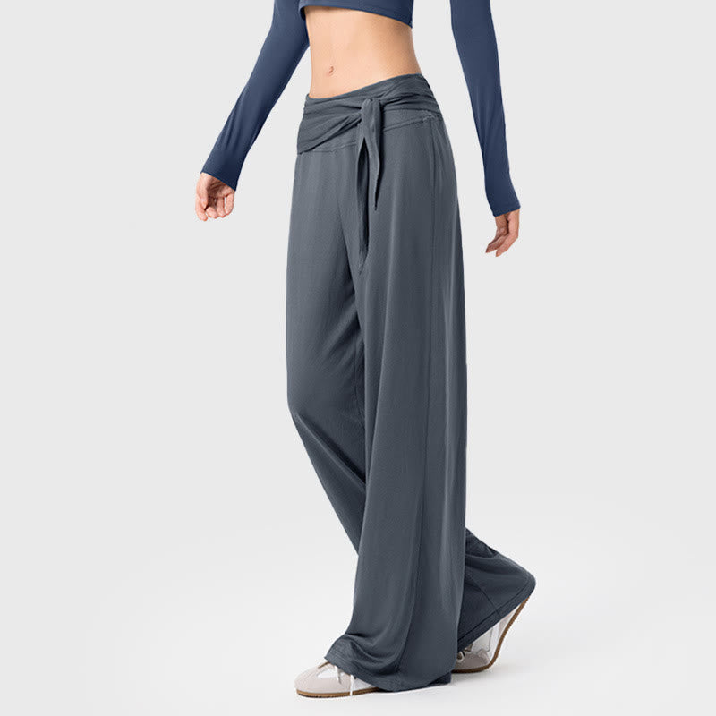 Nimara Ritual Casual Lace-up Breathable Sports Women's Wide Leg Pants