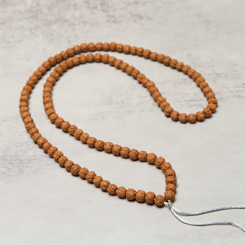 Nimara Ritual Tibetan 108 Beads Bodhi Seed Wealth Auspiciousness Mala