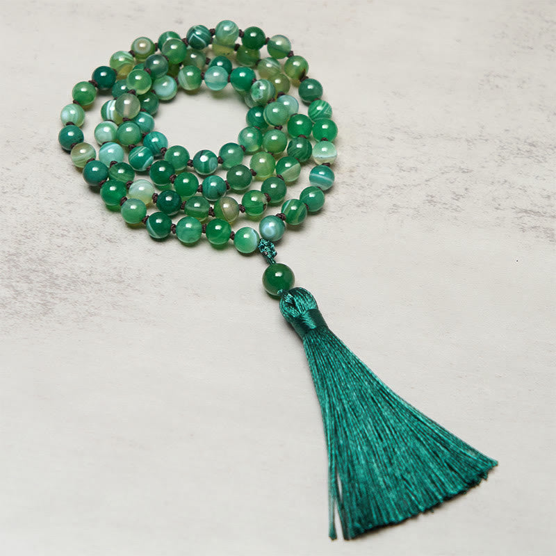 Nimara Ritual Bead Malachite Tassel Protection Bracelet