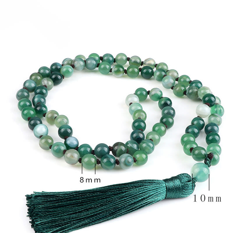 Nimara Ritual Bead Malachite Tassel Protection Bracelet