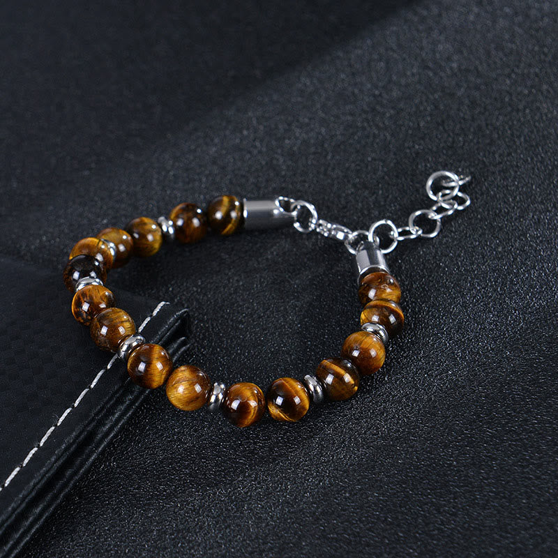 Nimara Ritual Tiger Eye Various Natural Stone Beads Protection Bracelet