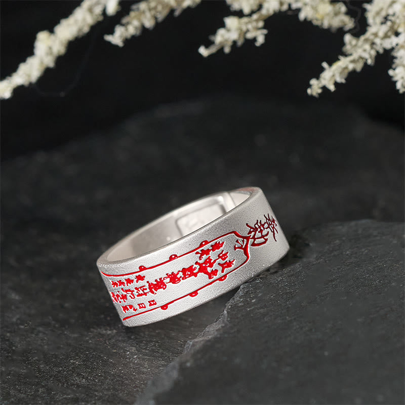 Nimara Ritual Copper Word Adjustable Balance Ring