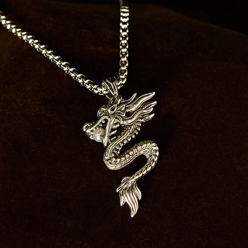 Nimara Ritual Dragon Copper Balance Luck Necklace Pendant
