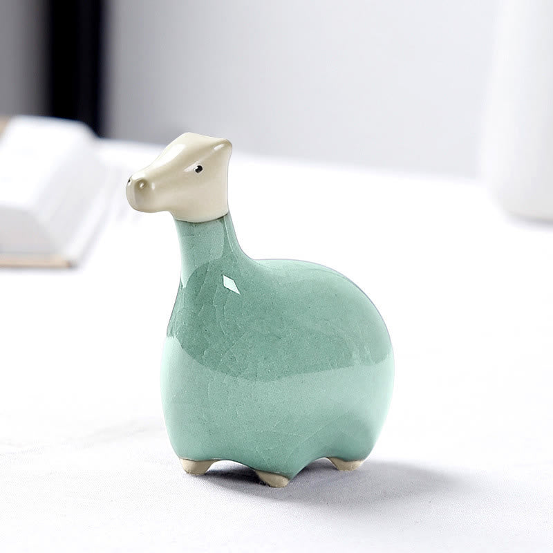 Nimara Ritual Chinese Zodiac Ceramic Tea Pet Home Decoration