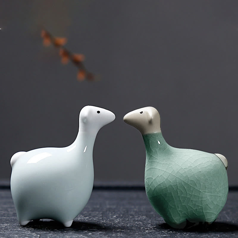 Nimara Ritual Chinese Zodiac Ceramic Tea Pet Home Decoration