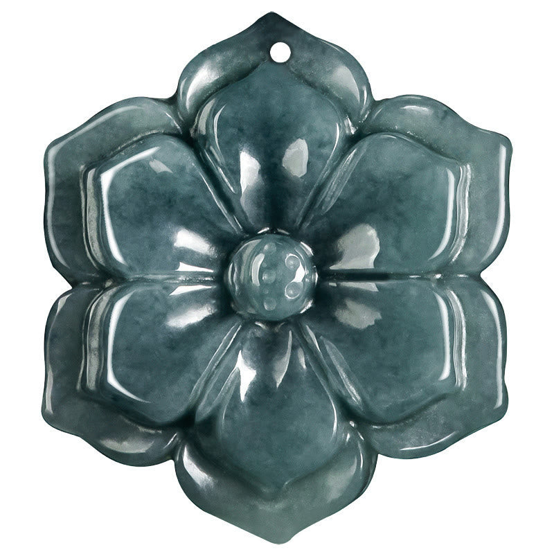 Nimara Ritual Peach Blossom Jade Prosperity Necklace Pendants