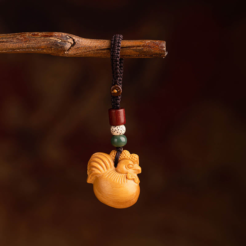 Nimara Ritual Year Of The Horse Red Sandalwood Star Moon Bodhi Seed Blessing Key Chain