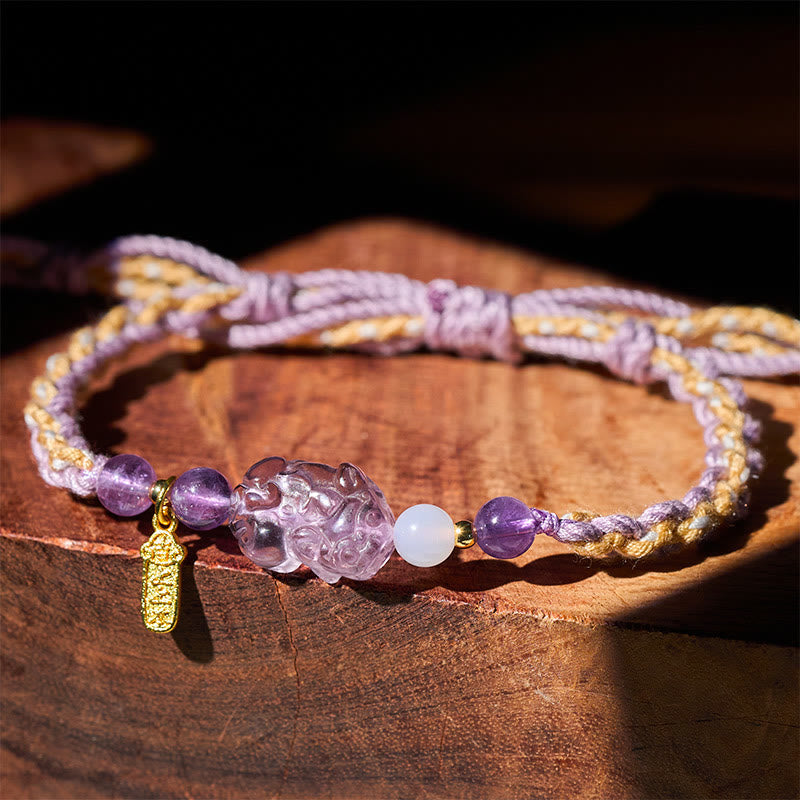 Nimara Ritual Amethyst Pixiu Balance Lucky Bracelet