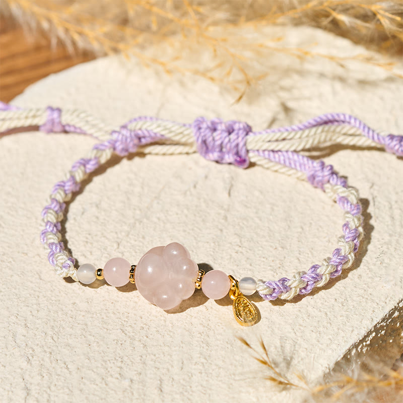 Nimara Ritual Pink Crystal Cat Warmth Love Bracelet
