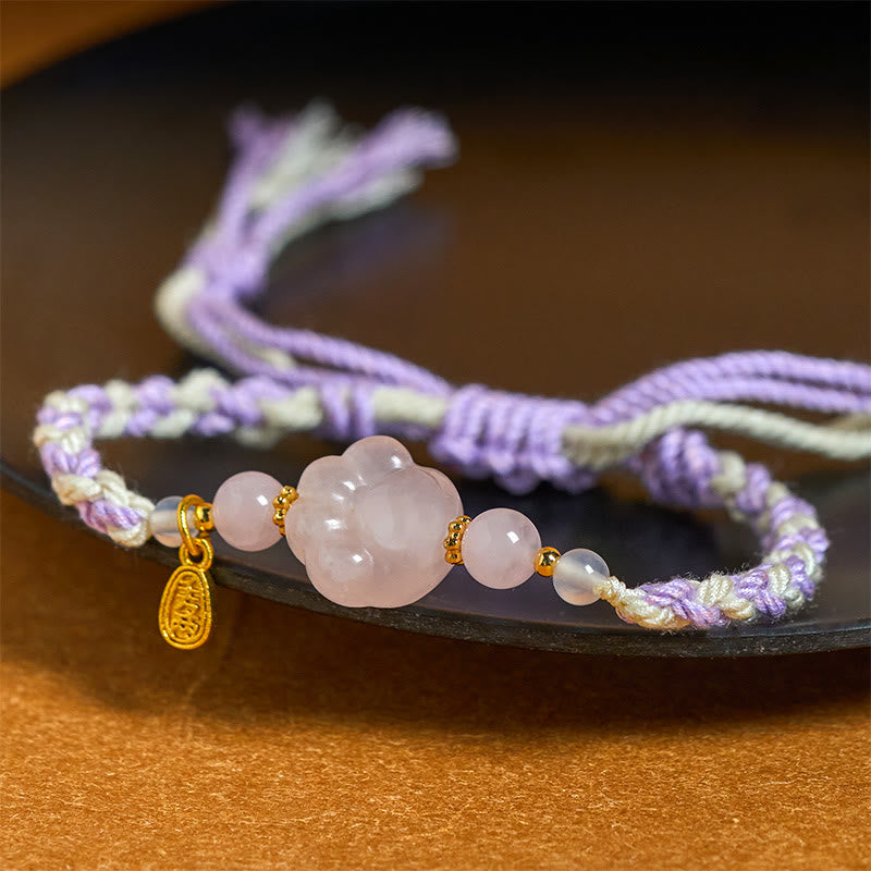 Nimara Ritual Pink Crystal Cat Warmth Love Bracelet