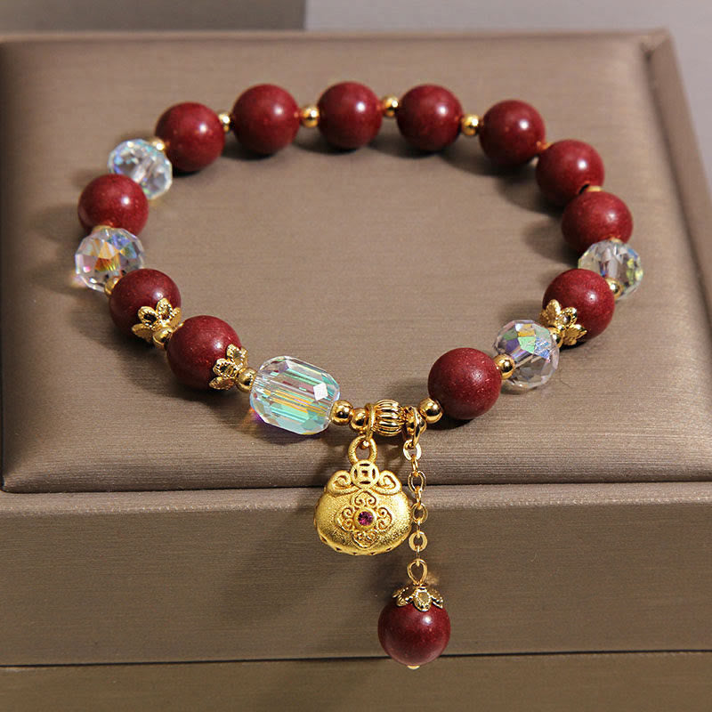 Nimara Ritual Sandalwood Lucky Bag Charm Healing Bracelet